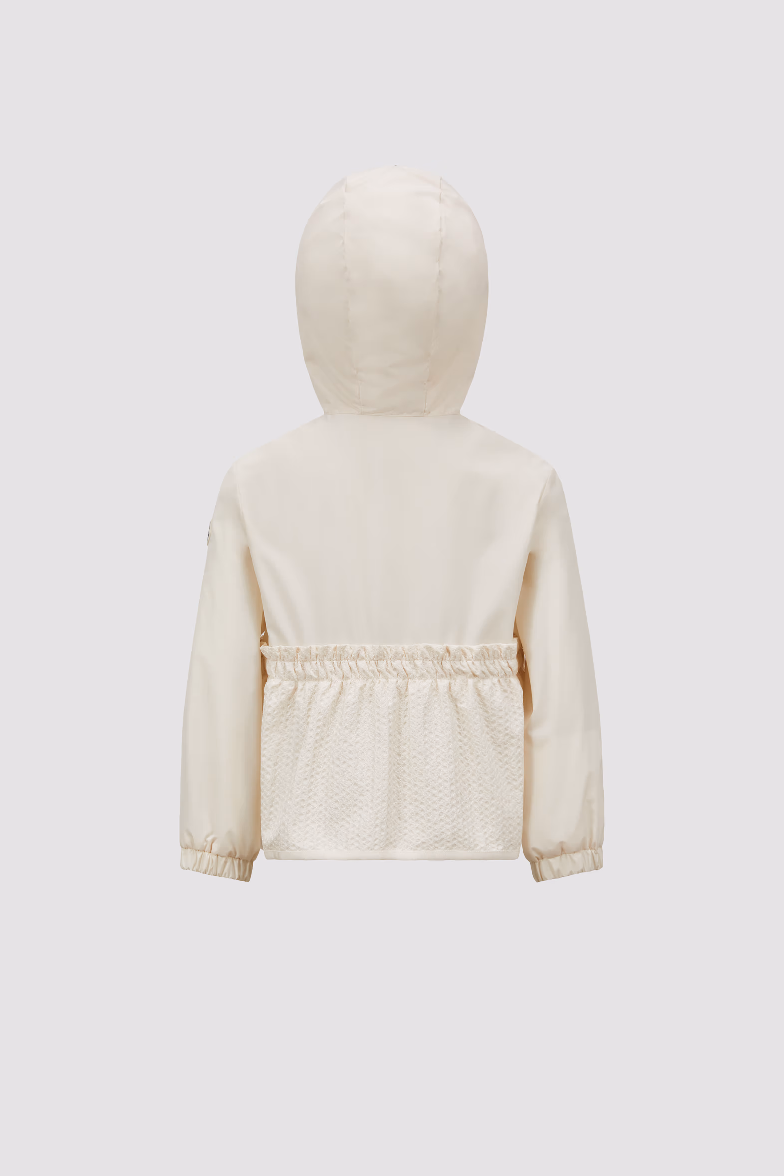 Odete Hooded Jacket Girl White Moncler 3